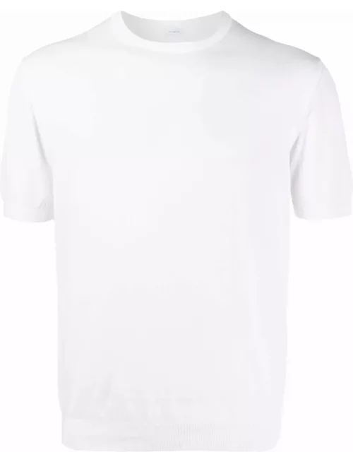 Malo White Cotton T-shirt