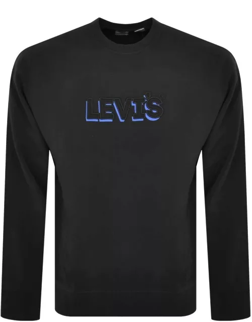 Levis Relaxed Graphic Sweatshirt Black