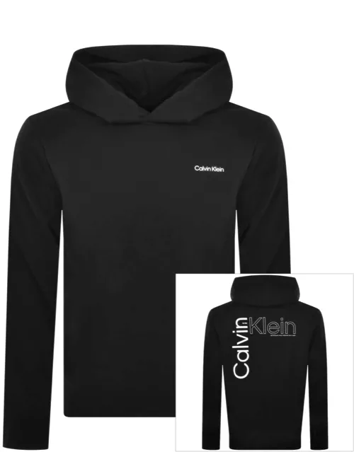 Calvin Klein Logo Hoodie Black