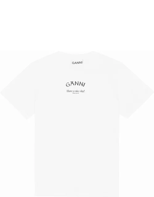 Ganni logo tshirt