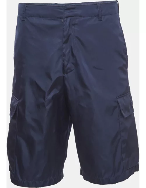 Prada Navy Blue Re-Nylon Bermuda Shorts