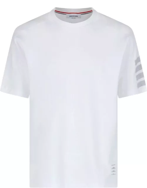Thom Browne "4-Bar" Detail T-Shirt