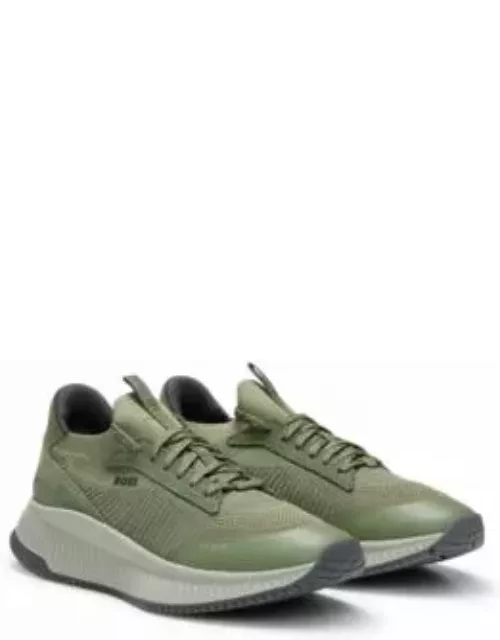TTNM EVO trainers with knitted upper- Light Green Men's Sneaker