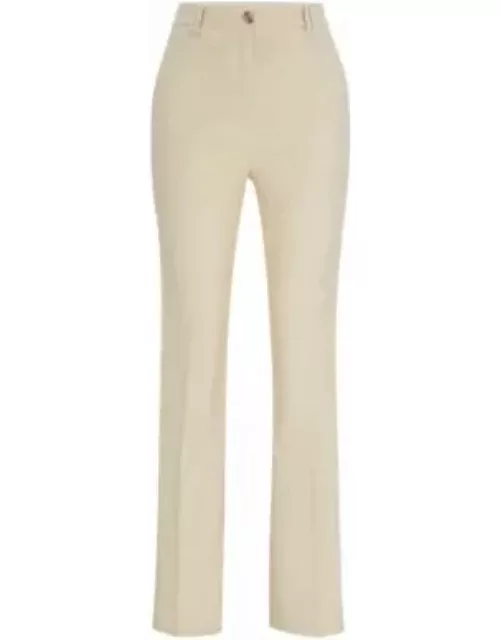 Slim-fit trousers- Patterned Women's Formal Pant