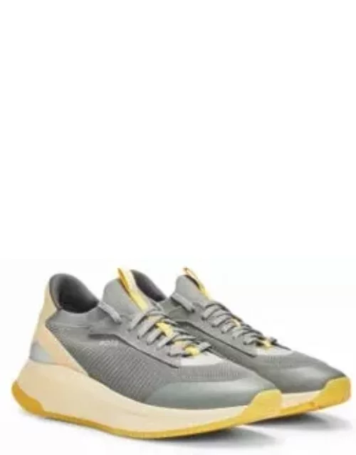 TTNM EVO trainers with knitted upper- Light Grey Men's Sneaker