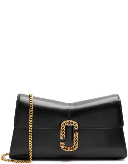 Marc Jacobs The St Marc Leather Clutch - Black