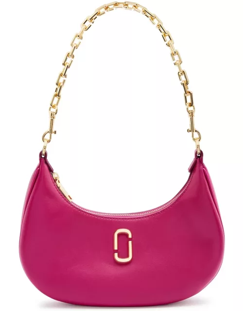 Marc Jacobs The Curve Small Leather Shoulder bag - Dark Pink
