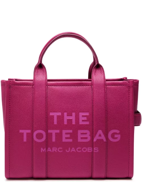 Marc Jacobs The Tote Medium Leather Tote - Dark Pink