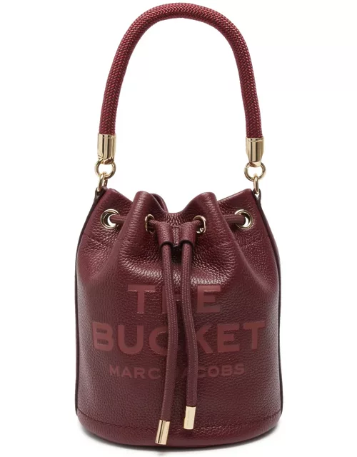 Marc Jacobs The Bucket Leather Bucket bag - Burgundy