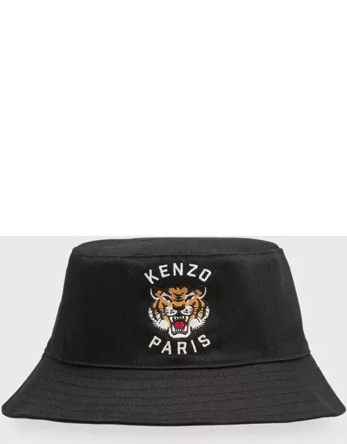 Men's Embroidered Logo Bucket Hat