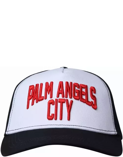 Palm Angels Hat In Black Cotton Blend