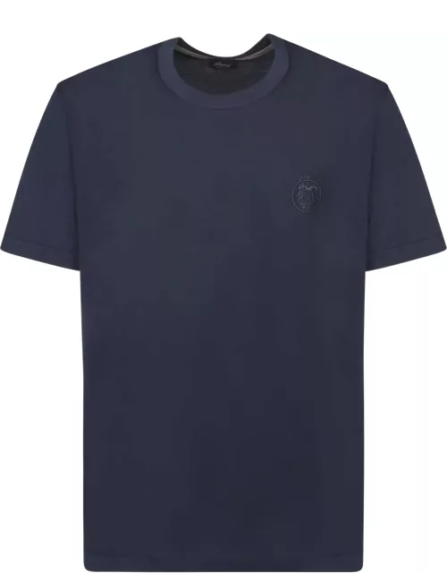 Brioni Golf Logo Blue T-shirt