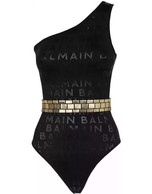 Balmain Printed One-piece Swimsuit