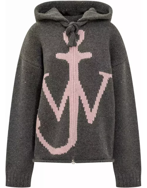 J.W. Anderson Zipped Anchor Hoodie