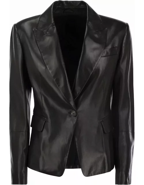 Brunello Cucinelli Nappa Leather Jacket