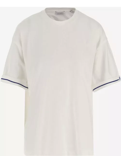 Burberry Cotton T-shirt With Logo