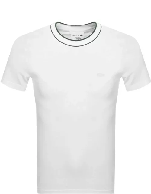 Lacoste Crew Neck Pique T Shirt White