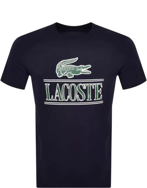 Lacoste Logo T Shirt Navy