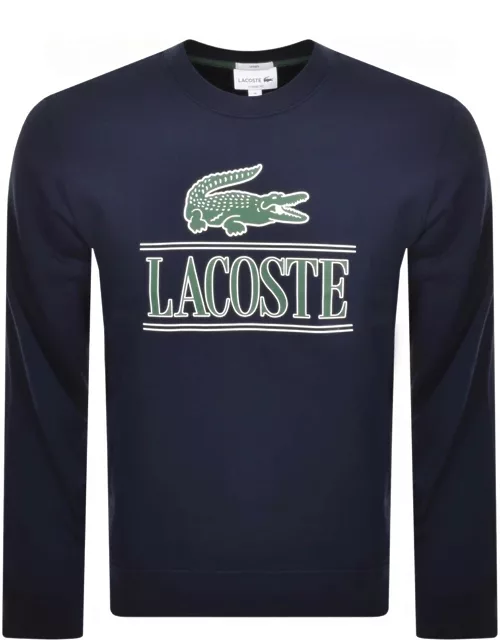Lacoste Logo Sweatshirt Navy