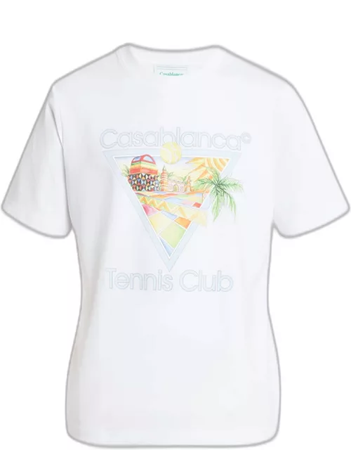 Men's Afro Cubist Tennis Club T-Shirt
