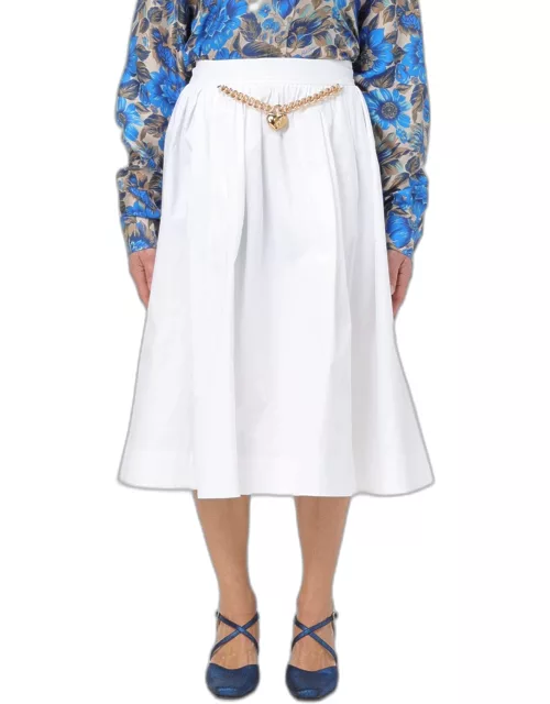 Skirt MOSCHINO COUTURE Woman colour White