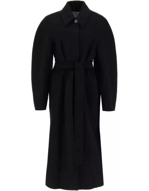 SPORTMAX Azzorre long coat in wool and cashmere