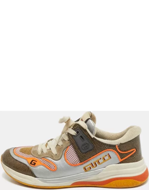 Gucci Multicolor Leather and Mesh Ultrapace Sneaker