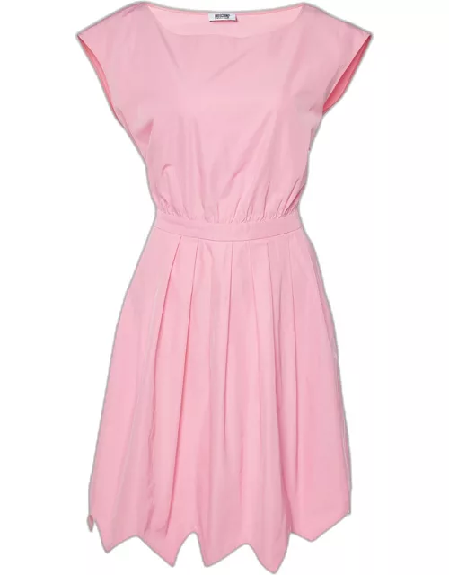 Moschino Cheap and Chic Pink Cotton Blend Sleeveless Dress
