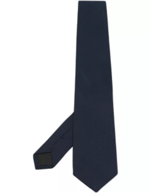Prada Navy Blue Polyester Tie
