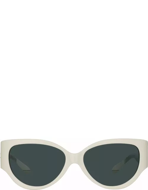 Connie Cat Eye Sunglasses in White