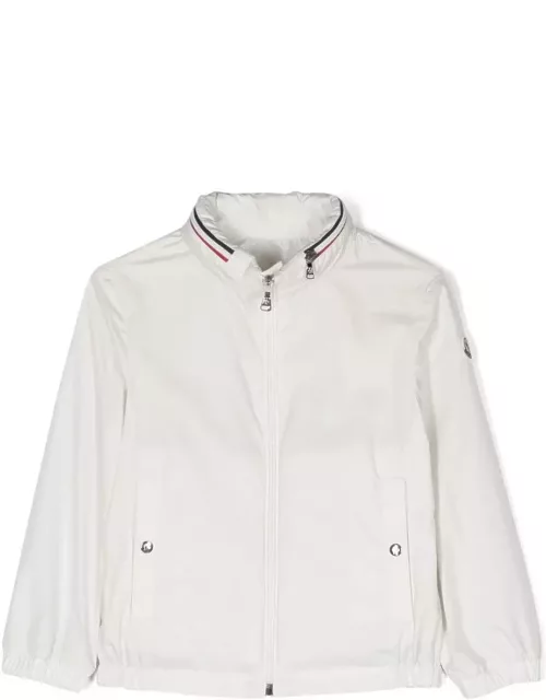 Moncler White Farlak Windbreaker Jacket