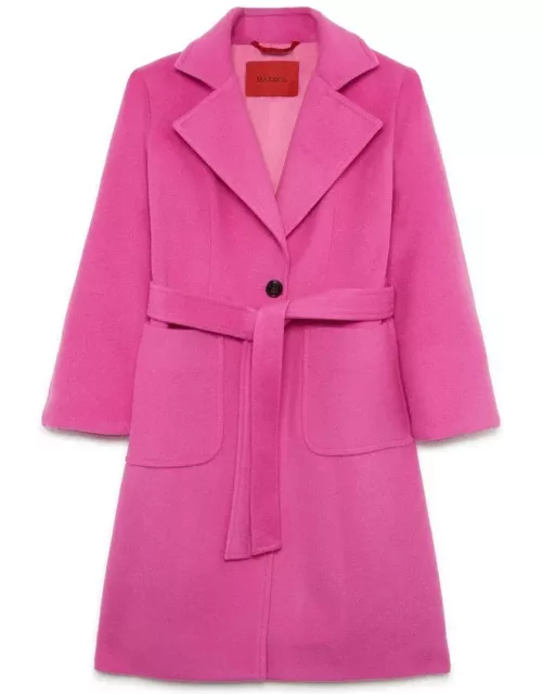 Max & Co. Belted Single-breasted Long Sleeevd Coat