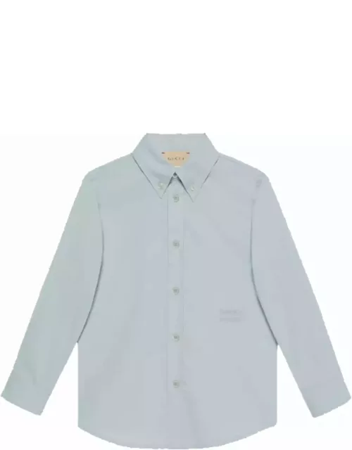 Gucci Cotton Shirt With Embroidery