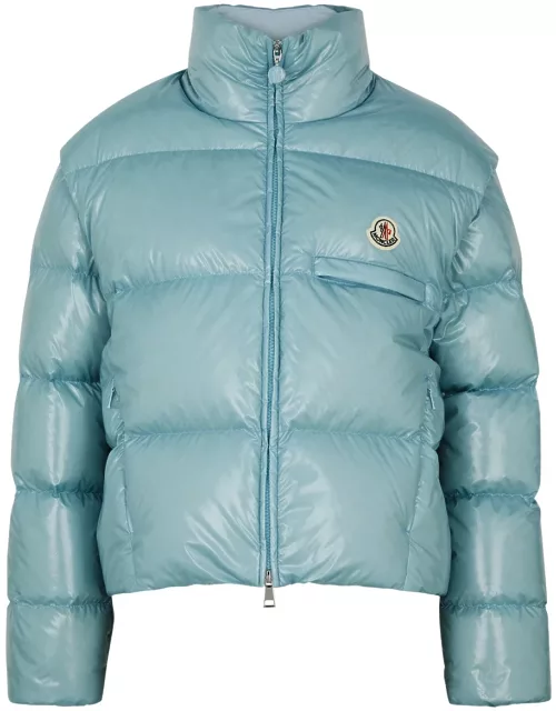 Moncler Almo Convertible Quilted Shell Jacket - Blue - 0 (UK 8 / S)