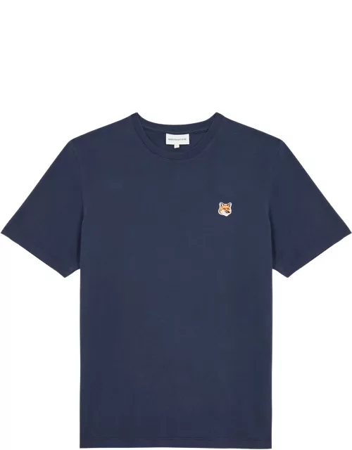 Maison Kitsuné Logo Cotton T-shirt - Navy