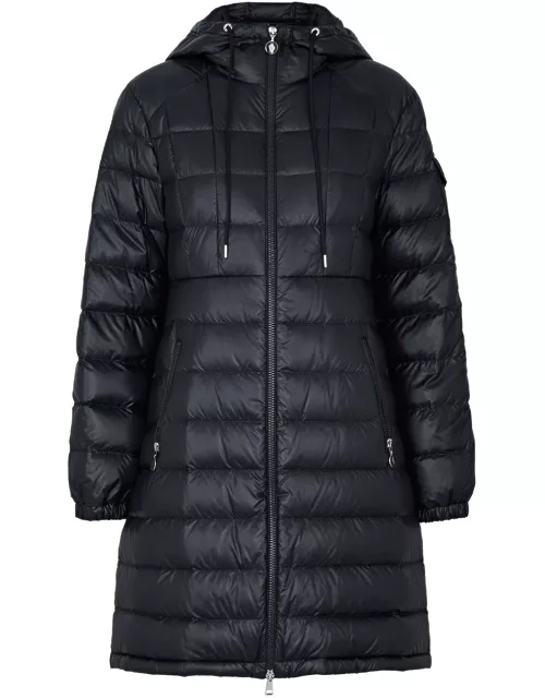 Moncler Amintore Quilted Shell Coat - Dark Blue - 3 (UK 14 / L)