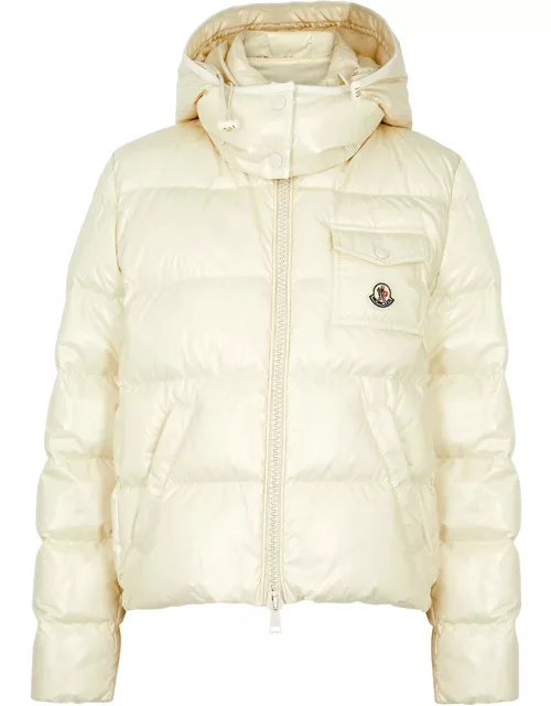 Moncler Andro Quilted Shell Jacket - Cream - 3 (UK 14 / L)