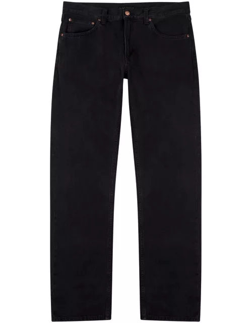 Nudie Jeans Gritty Jackson Black Straight-leg Jeans - 28 (W28 / XS)