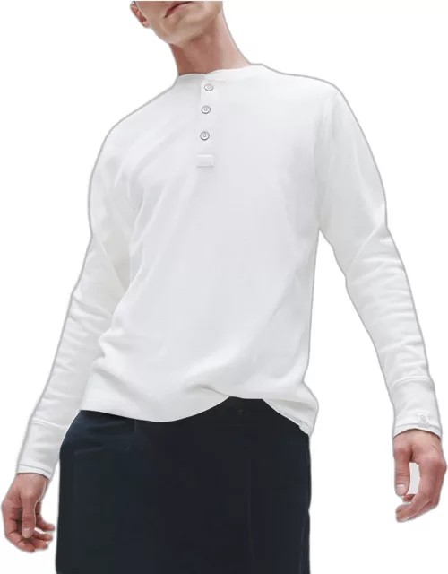 Men's Lightweight Waffle Henley Shirt