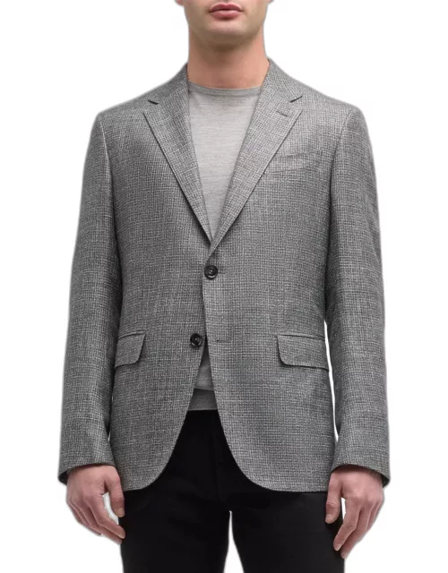 Men's Two-Tone Check Sport Coat