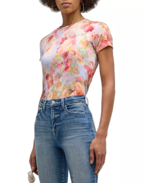Ressi Short-Sleeve Floral Tee