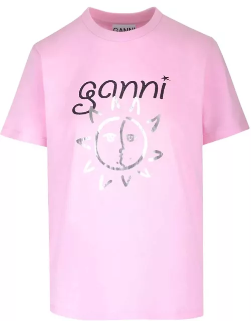 Ganni Relaxed Fit T-shirt