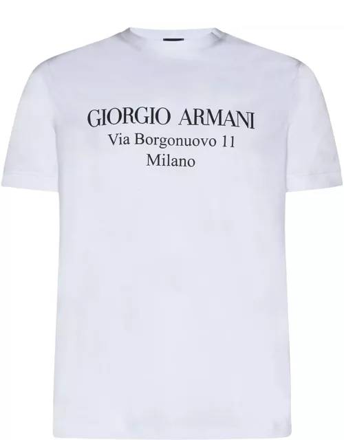 Giorgio Armani Logo Print Crewneck T-shirt