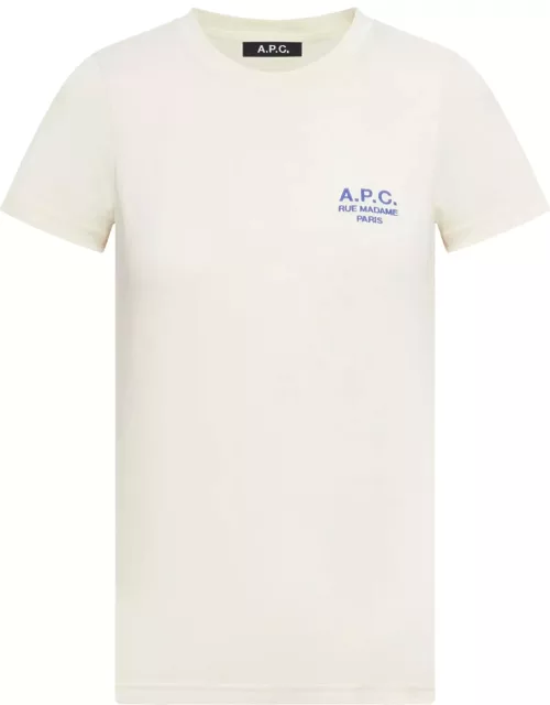 A.P.C. T-shirt With Logo Embroidery