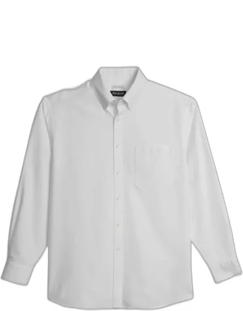 JoS. A. Bank Big & Tall Men's Traditional Fit Button-Down Collar Oxford Casual Shirt , White, 3 X Big