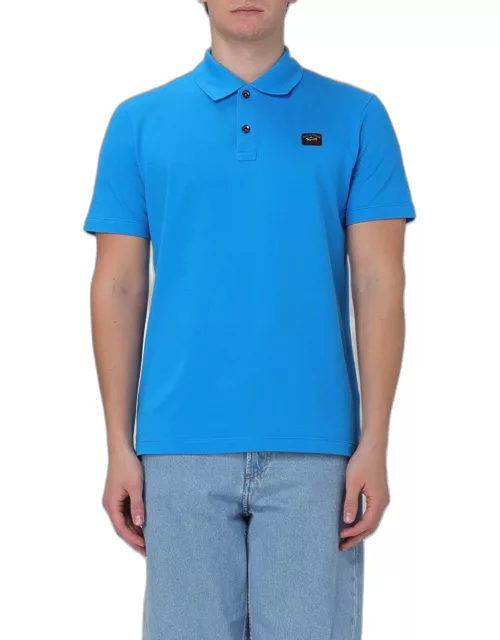 Polo Shirt PAUL & SHARK Men colour Gnawed Blue