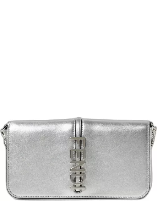 Mini Bag FENDI Woman colour Silver