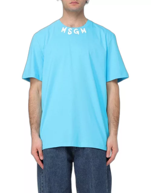 T-Shirt MSGM Men colour Blue