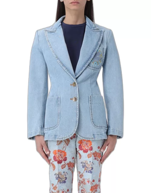 Jacket ETRO Woman colour Blue