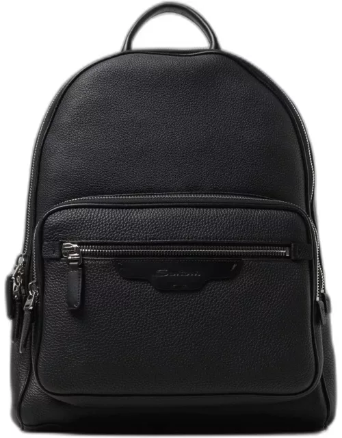 Backpack SANTONI Men color Black